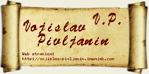 Vojislav Pivljanin vizit kartica